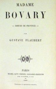 Flaubert: Bovaryné olvasónapló