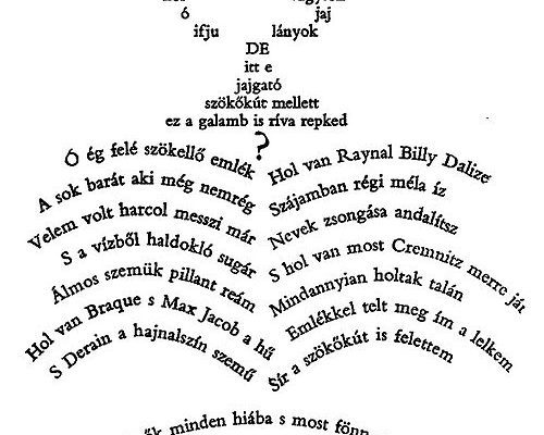Guillaume Apollinaire: A megsebzett galamb és a szökőkút …